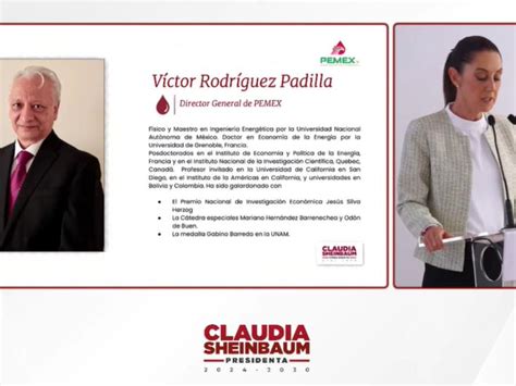 Diario Del Yaqui Claudia Sheinbaum Designa A V Ctor Rodr Guez Padilla