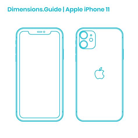 Apple iPhone 11 Dimensions & Drawings | Dimensions.Guide