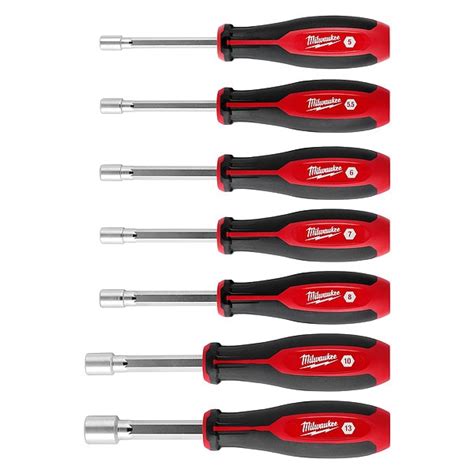 Milwaukee Tool Nut Driver Set Pp Handle 7 Pcs 48 22 2548 Zoro