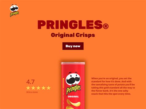 Pringles® Original Crisps Redesign By Amith Chalil On Dribbble