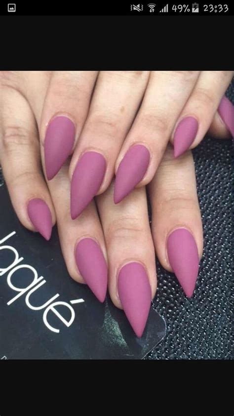 Matte Pink Almond Nails Nails Pinterest Almond Nails Almonds And Makeup