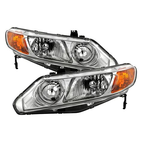 Spyder Hd Jh Hc Dr Am C Chrome Euro Headlights