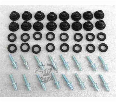 B Body A Body Twin Hood Scoop Stud Nut Mounting Kit