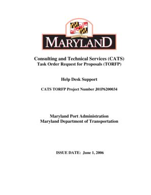 Fillable Online Doit Maryland Help Desk Support Department Of