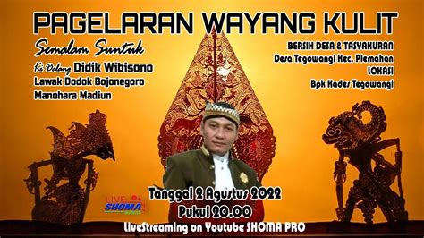 Pagelaran Wayang Kulit Ki Dalang Didik Wibisono Lawak Dodok Dan