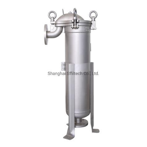 Ss 304 Waste Water Pre Filtration Side Entry Single Bag Filter Housing