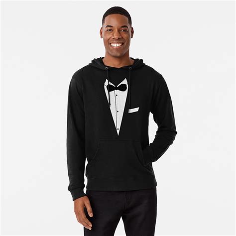 Tuxedo Lightweight Hoodie For Sale By G Steve Redbubble