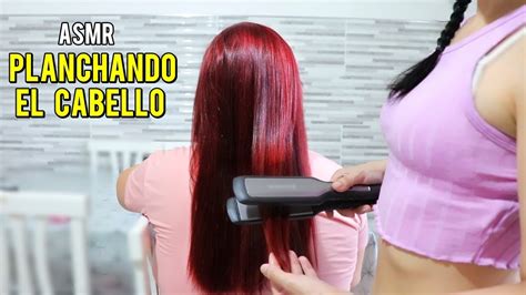 ASMR español PLANCHANDO EL CABELLO en Persona REAL Susurros cerca del