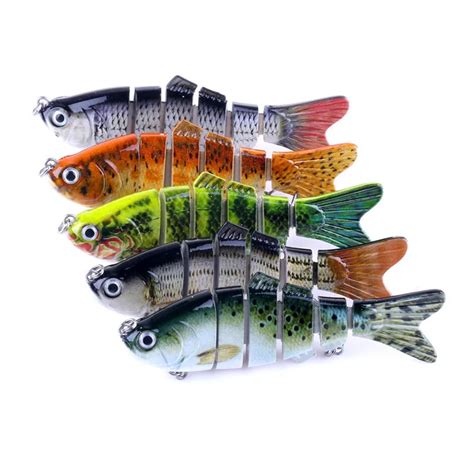 6 Segment Swimbait Lures Crank Baits Baits Hard Bait Fishing Lures With