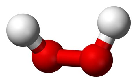 Peróxido De Hidrógeno H2o2 Estructura Propiedades Usos Obtención