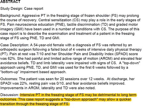 Physio Meets Science On Twitter Use Of Pain Neuroscience Education