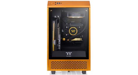 Thermaltake Unveil The Tower 100 Mini Chassis In Metallic Gold Eteknix