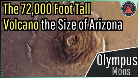 The Tallest Volcano In Existence Olympus Mons Youtube