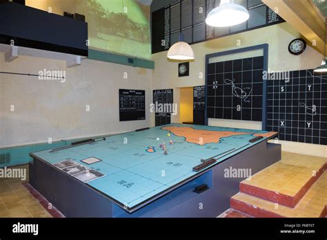 Raf Sector Operations Room Fighter Control Room With Map Radar