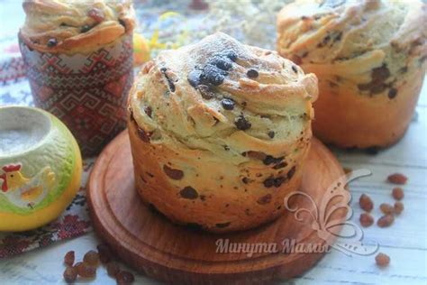 Пасхальный кулич «Краффин» - пошаговый рецепт с фото