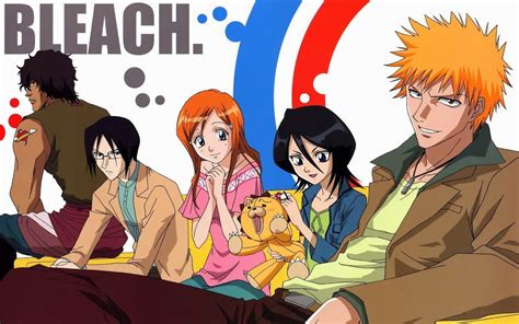 Chad Uryu Orihime Kon Rukia Ichigo Bleach Bleach Anime Bleach