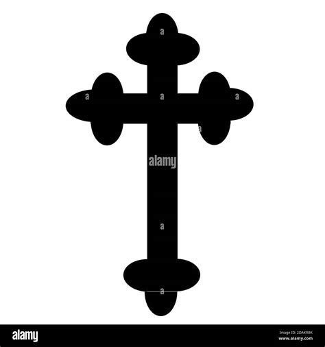 Budded Cross Symbol Cut Out Stock Images And Pictures Alamy