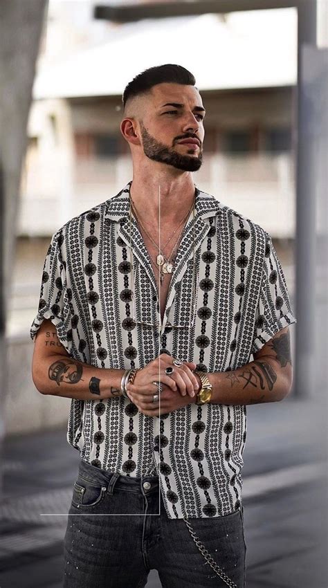 Stylish Short Sleeve Shirt Outfit Ideas For Men Men Fashion