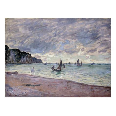 Stampa Su Tela Claude Monet Barche Da Pesca Di Fronte Alla Spiaggia E