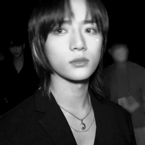 Beomgyu Black White Txt Kpop Gyu Cb Choibeomgyu Pfp Icon Txt