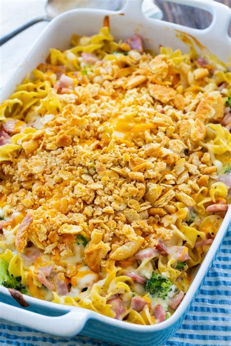 Ham And Noodle Casserole With Broccoli Spicy Southern Kitchen