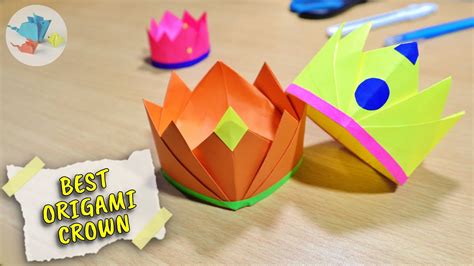 How To Make Origami Crown Origami Crown How To Make A Paper Crown Youtube