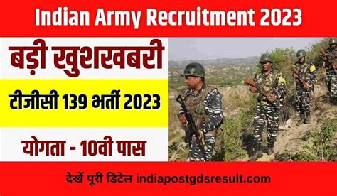 Indian Army Recruitment 2023 इंडियन आर्मी टीजीसी पाठ्यक्रम जुलाई 2024