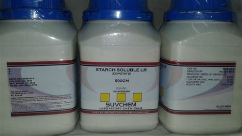 Suvchem Manufacturer And Exporter Of STARCH SOLUBLE LR EX POTATO