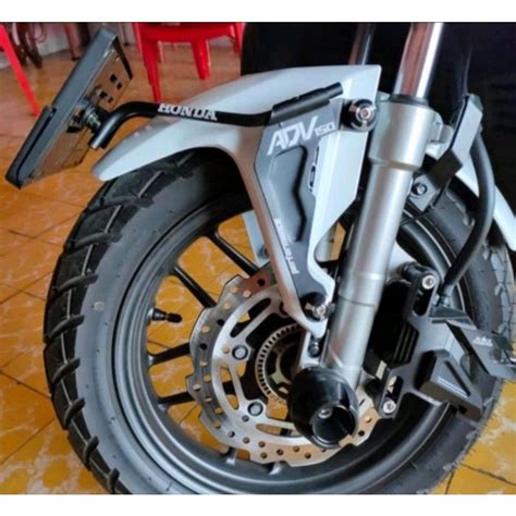 Jual Dudukan Plat Nomor Depan Honda Adv 160 Adv 150 Breket Nopol Depan