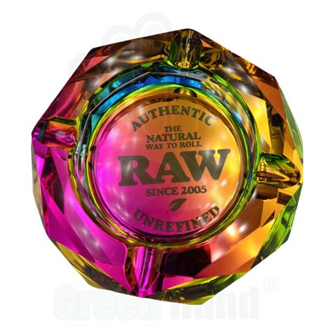 Cenicero De Cristal Raw Rainbow