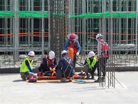 부산도시공사 건설현장 상황별 모의훈련 실시