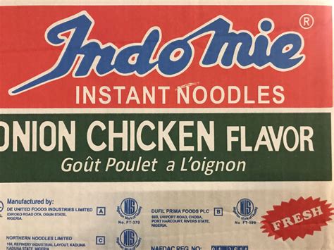 Indomie Instant Noodles Nigeria Onion Chicken G Pcs