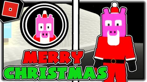 How To Get MERRY CHRISTMAS BADGE SANTA PIGGY MORPH SKIN In PIGGY RP