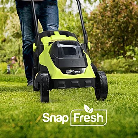 Snapfresh Lawn Mower Inch Electric Cordless Mower Ah Battery