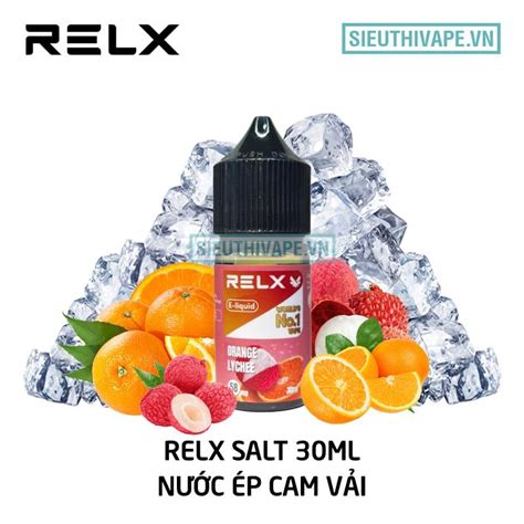 Relx Salt N C Cam V I Ml Tinh D U Pod Ni Cao