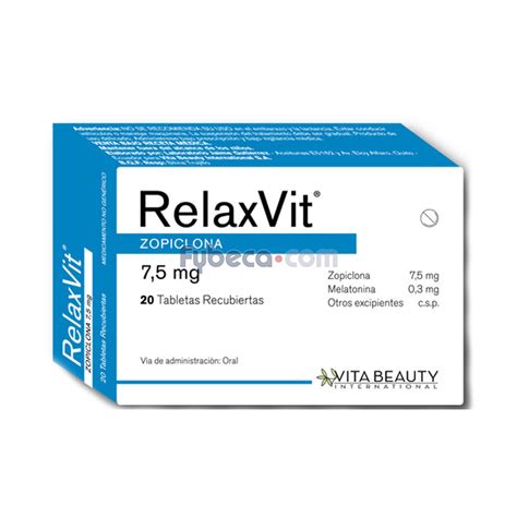 Relaxvit 7 5 Mg Blíster Unidad Fybeca