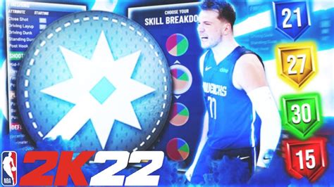 NBA 2K22 LUKA DONCIC BUILD 55 BADGE UPGRADES DEMIGOD POINT FORWARD