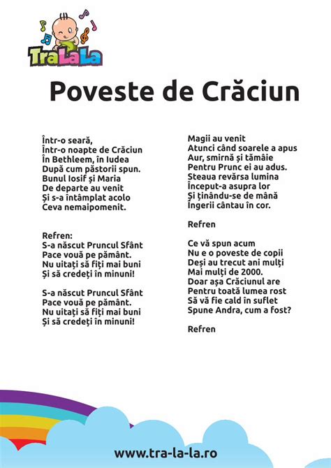 PDF Poveste De Craciun Tralalatra La La Ro Uploads 2017 11