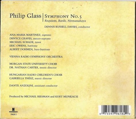 Dennis Russell Davies Glass Symphony No 5 2000