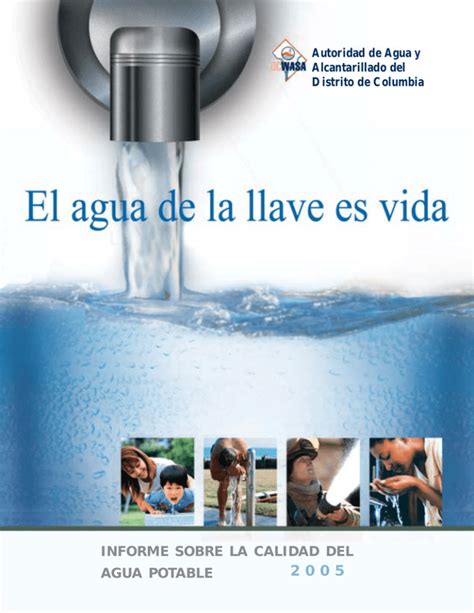 Informe Sobre La Calidad Del Agua Potable