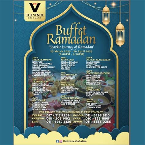 Iftar Di Buffet Ramadhan Di The Venue Shah Alam Boleh Menang