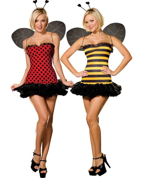 Sexy Ladybird And Bumble Bee Dress 2 Costumes In 1