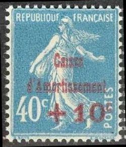 Semeuse Au Profit De La Caisse D Amortissement Timbres De France