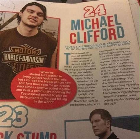 Michael Sos Rt Michaeicupdates Michael Is Featured In Rocksound S