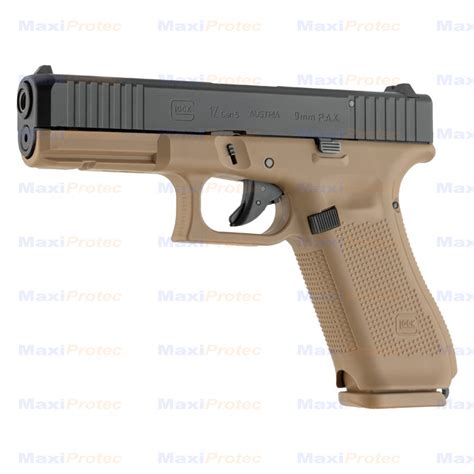 Pistolet Glock Gen Cal Mm Pak Tan Edition Limit E French Army