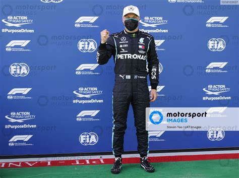 Valtteri Bottas Mercedes AMG Petronas F1 Celebrates After Securing