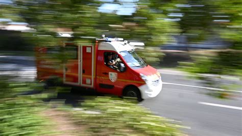 Un Homme Gravement Bless Dans Un Accident Entre Un Camion Benne Et Un