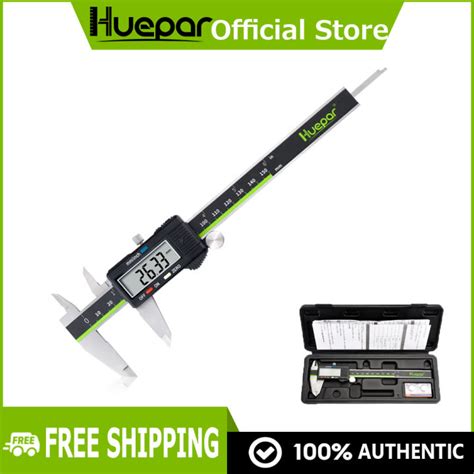 Huepar Mm Digital Caliper Stainles Steel Electronic Magnetic Vernier