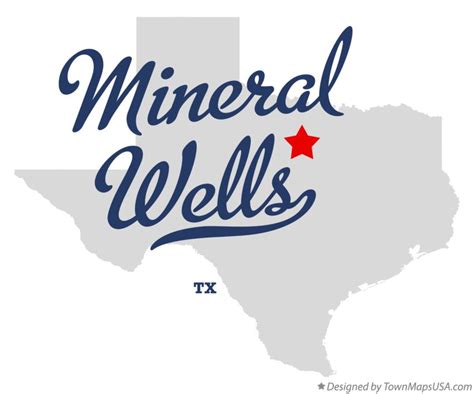 Map of Mineral Wells, TX, Texas