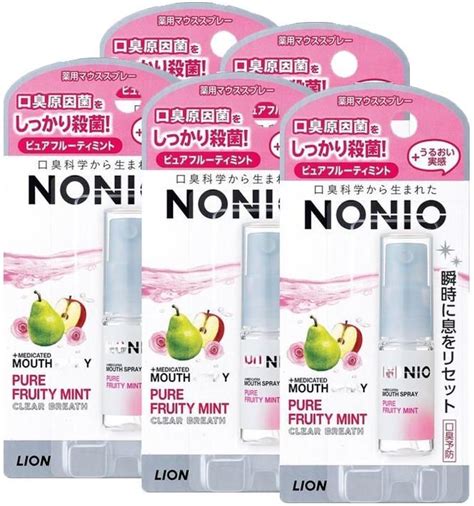 新品 Nonio マウススプレー ピュアフルーティミント5ml×5個セット メルカリ